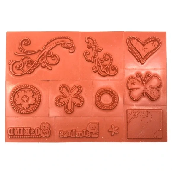 Stampin’ Up! “PRICELESS” New Set of 11 Woodblock Rubber Stamps - Picture 4 of 5